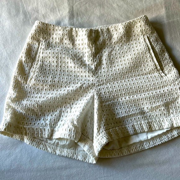 H&M White Lace Shorts - $10 - Picture 1 of 3